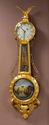 GIRANDOLE BANJO CLOCK BY FOSTE