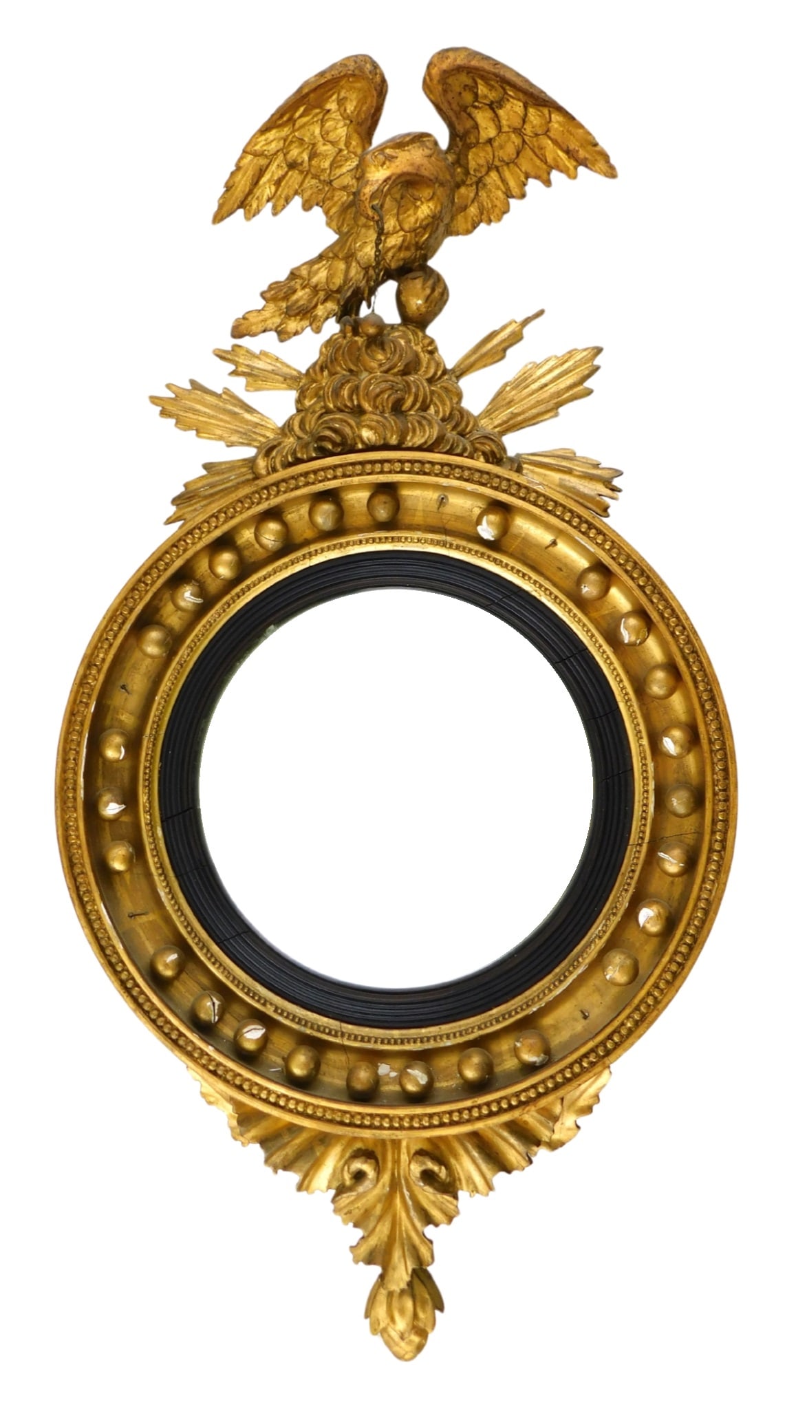 +GIRANDOLE MIRROR, EARLY 19TH C.,