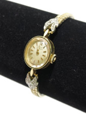 GIRARD PERREGAUX 14K GOLD LADI