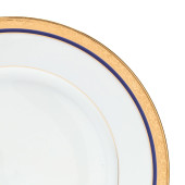 GIRAUD LIMOGES BLUE AND GILT T