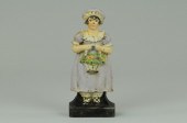 GIRL HOLDING FLOWER BASKET DOO