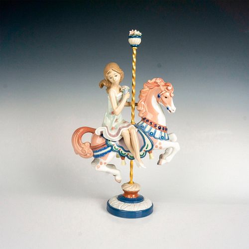 GIRL ON CAROUSEL HORSE 1001469 -