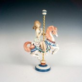 GIRL ON CAROUSEL HORSE 1001469