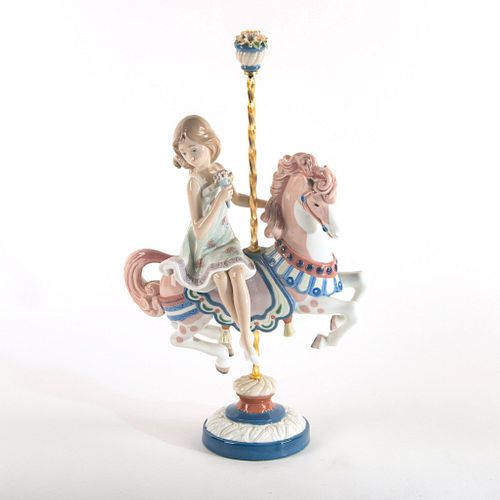 GIRL ON CAROUSEL HORSE 1001469 -