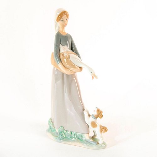 GIRL W/GOOSE AND DOG 1970/1992
