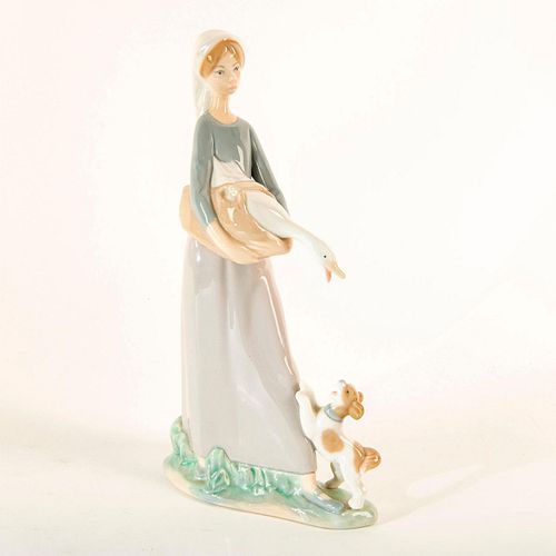 GIRL W/GOOSE & DOG 1970/1992
