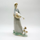 GIRL WITH GOOSE & DOG 1004866