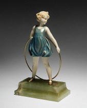Girl with Hoop by Ferdinand Pr