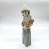 GIRL WITH ROOSTER 1004677 - LL