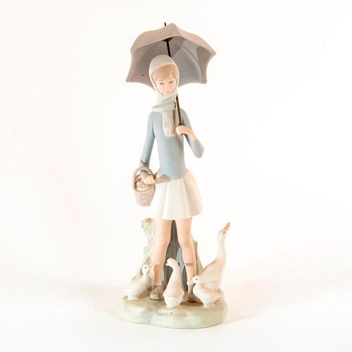 GIRL W/UMBRELLA & GEESE 1014510 -
