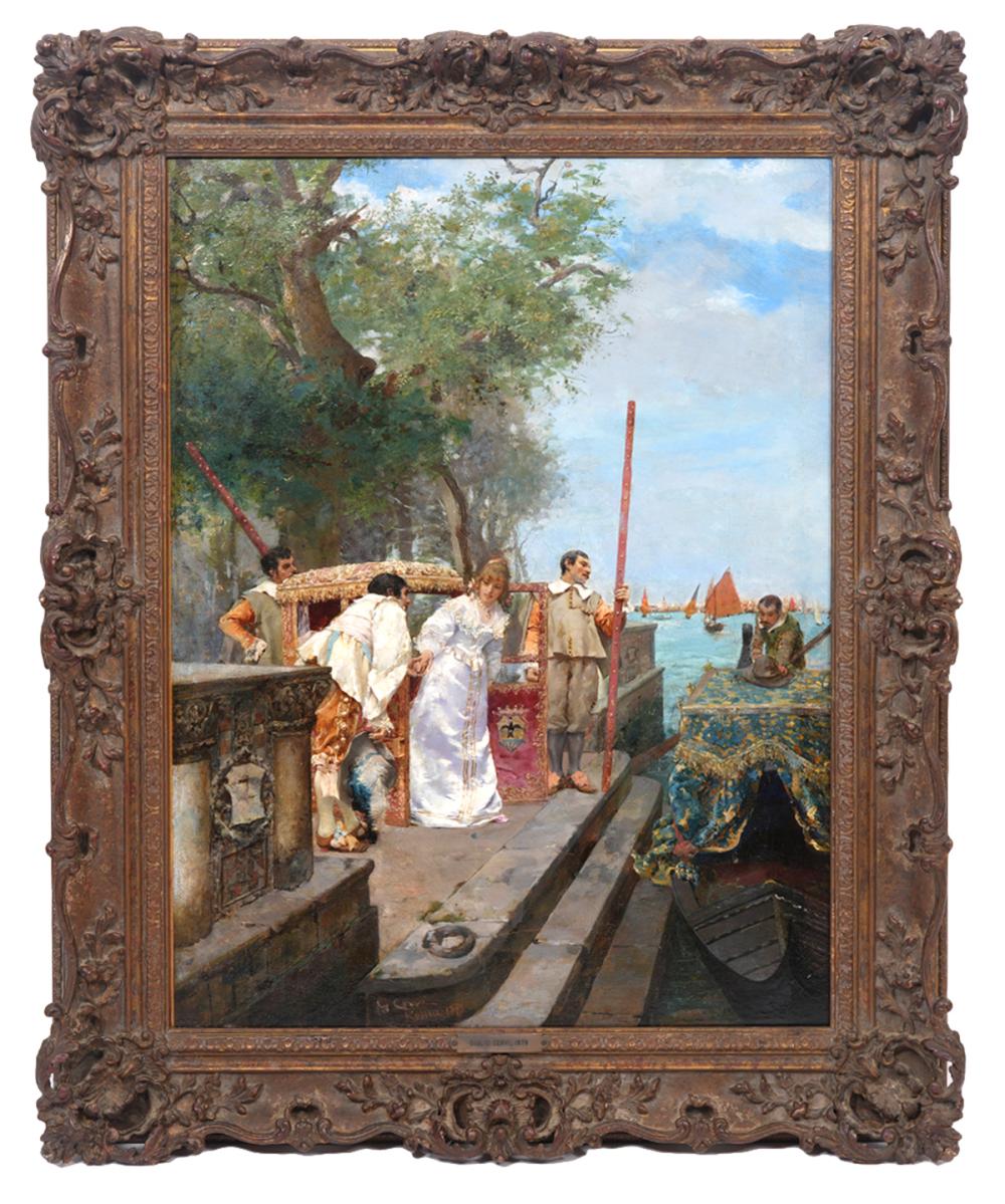 GIULIO CERVI OIL PAINTING