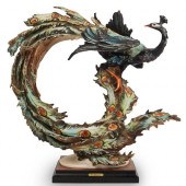 GIUSEPPE ARMANI PEACOCK FIGURI