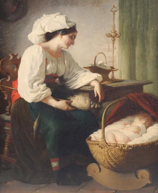 GIUSEPPE MAZZOLINI, O/C PORTRAITOil