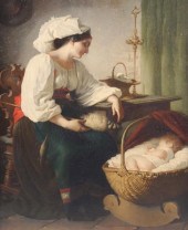 GIUSEPPE MAZZOLINI, O/C PORTRA