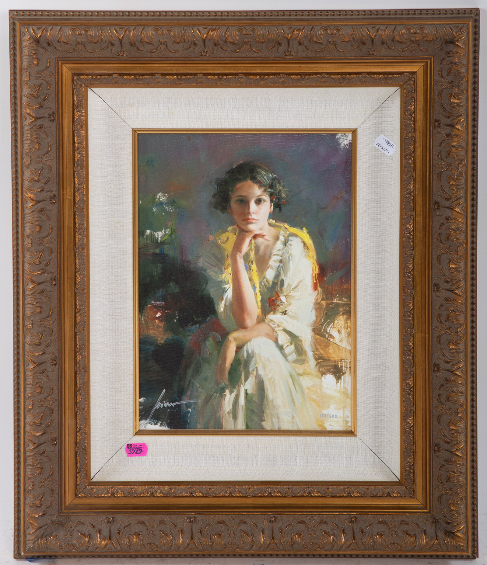 GIUSEPPE PINO. SEATED GIRL,