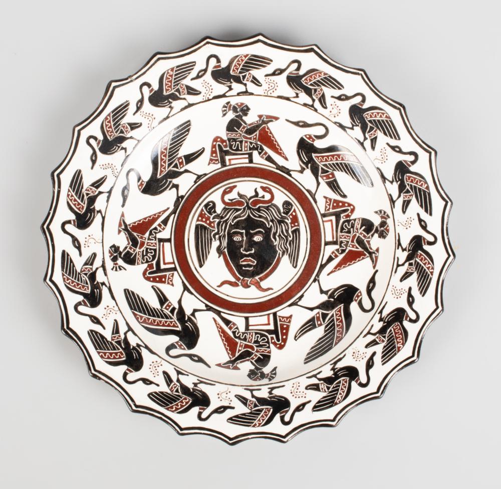 GIUSTINIANI GREEK REVIVAL PLATE,