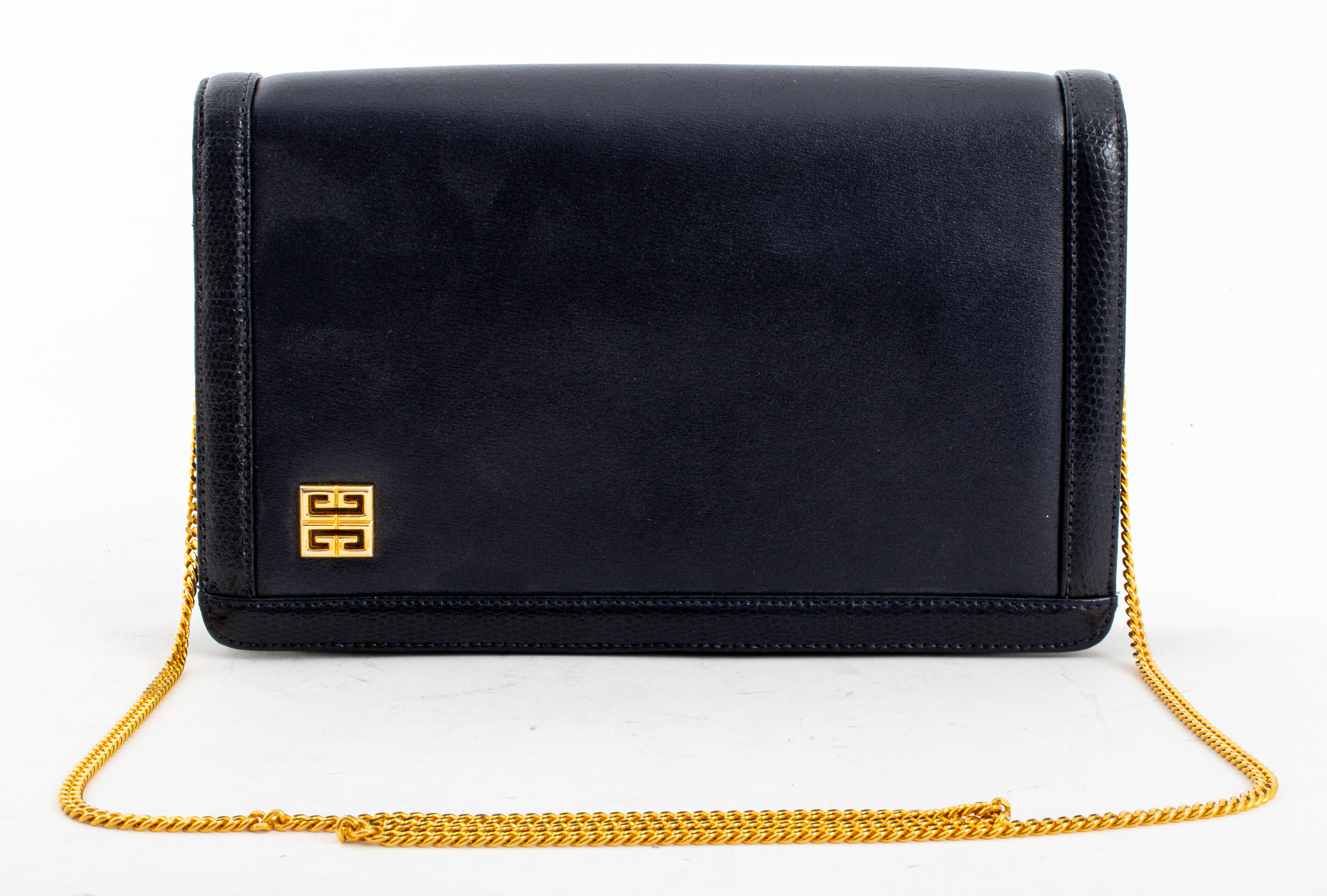 GIVENCHY NAVY BLUE LEATHER