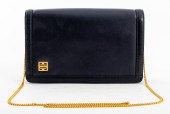 GIVENCHY NAVY BLUE LEATHER HAN