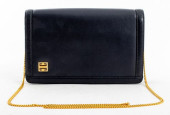 GIVENCHY NAVY BLUE LEATHER HAN