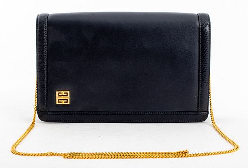 GIVENCHY NAVY BLUE LEATHER