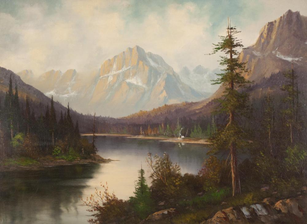 GLACIER NATIONAL PARK, OIL ON