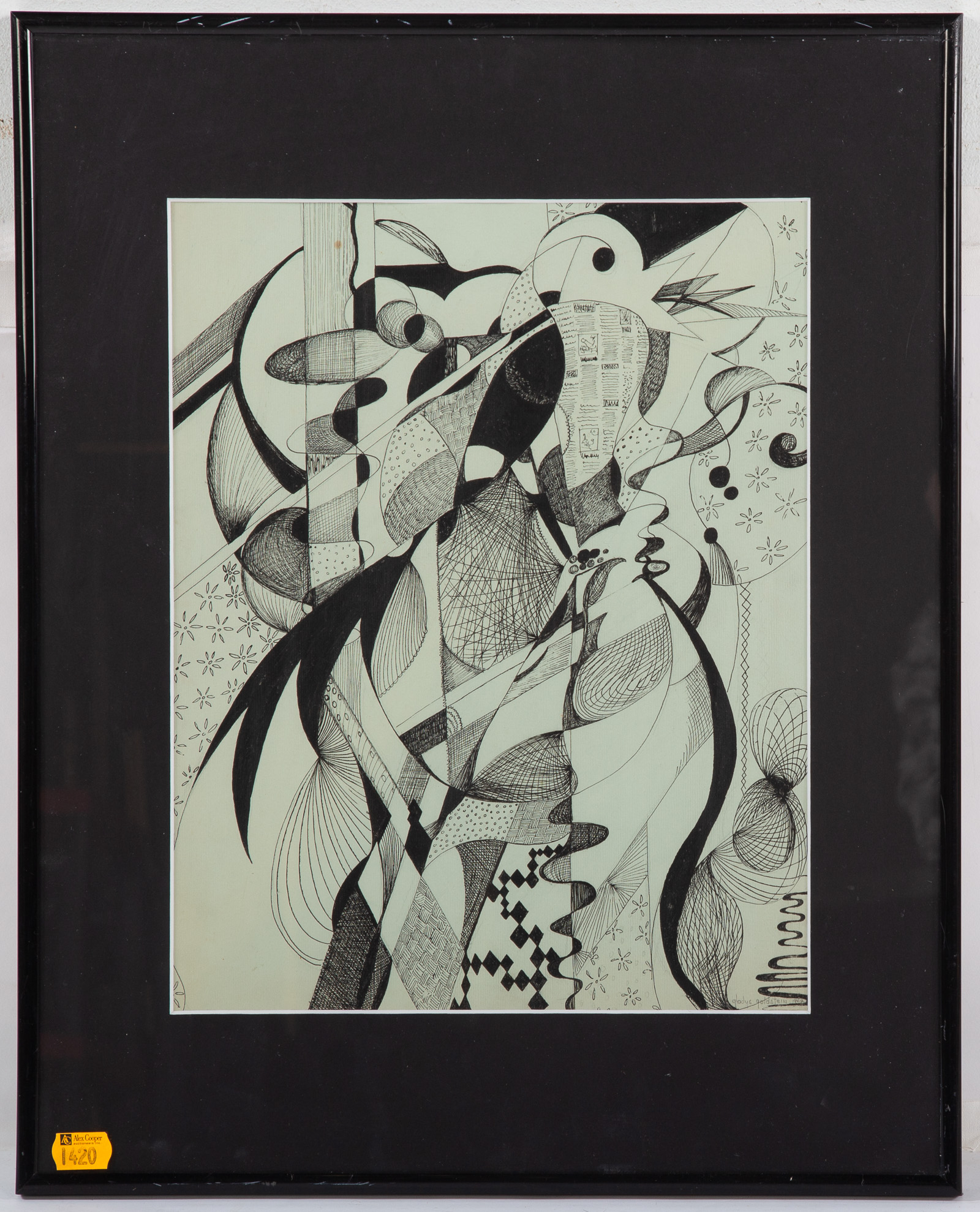GLADYS GOLDSTEIN. ABSTRACT BIRD,