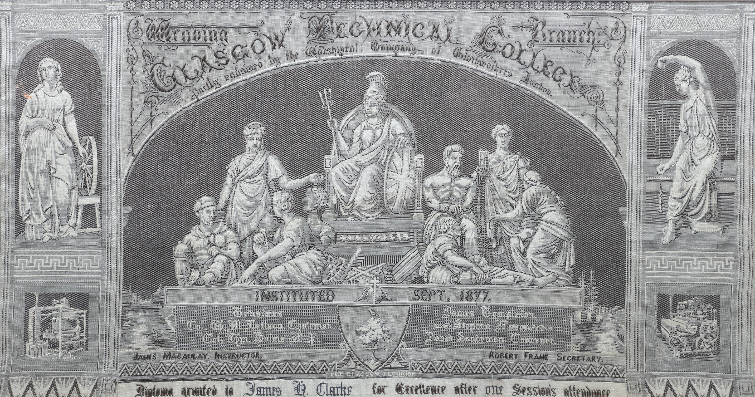Glasgow Technical College Weaving