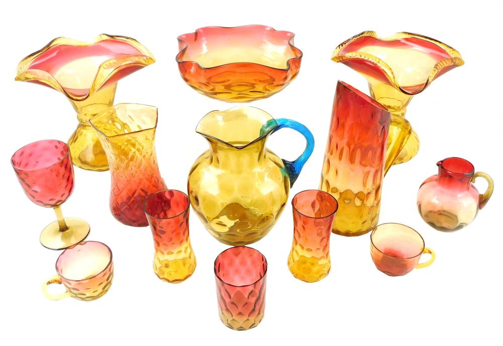 GLASS: AMBERINA GLASS, AMERICAN