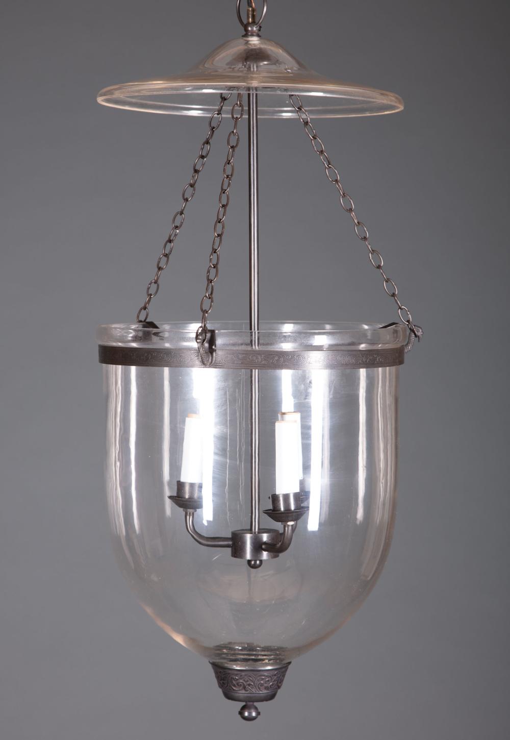 GLASS AND PATINATED METAL HALL