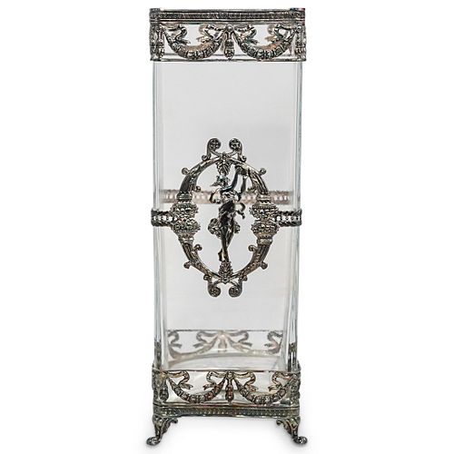 GLASS AND SILVER OVERLAY