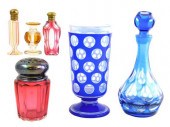 GLASS: ASSORTMENT OF COLORED G