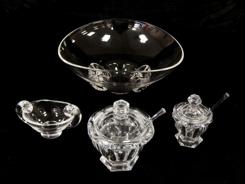 GLASS: BACCARAT AND STEUBEN