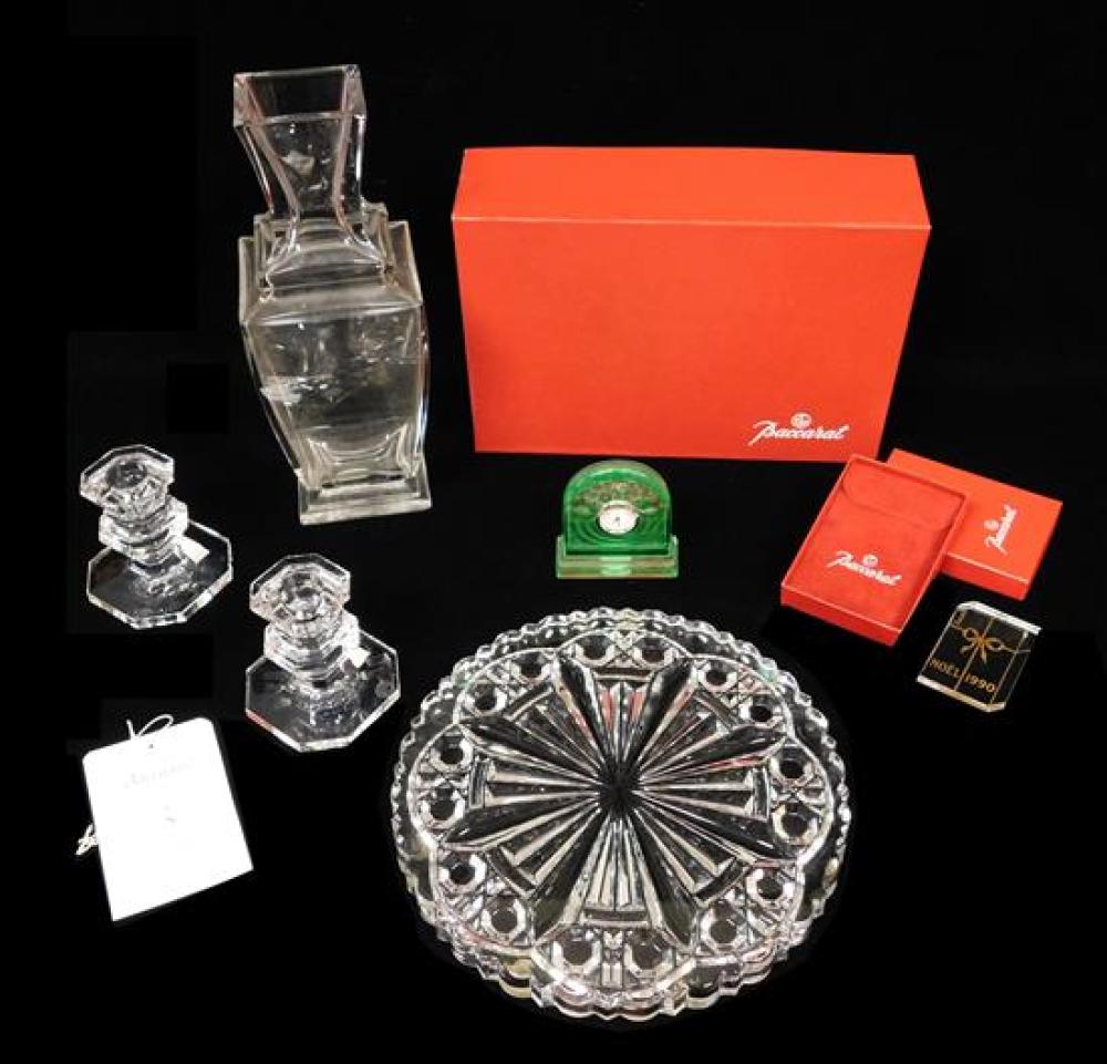 GLASS: BACCARAT CUT CRYSTAL, 20TH