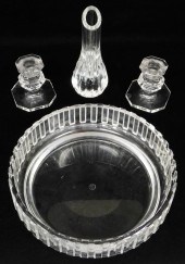 GLASS: BACCARAT, FOUR PIECES O