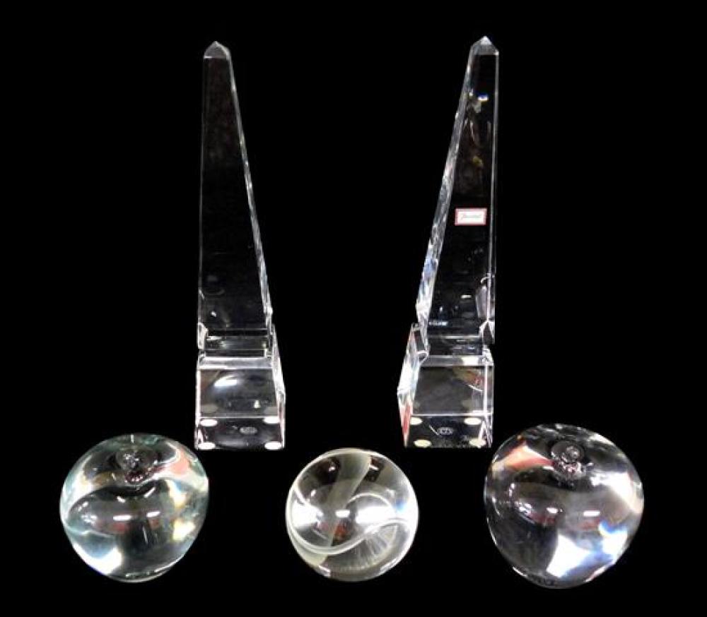 GLASS: BACCARAT, TIFFANY & CO.
