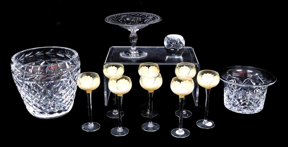 GLASS: BACCARAT, WATERFORD,