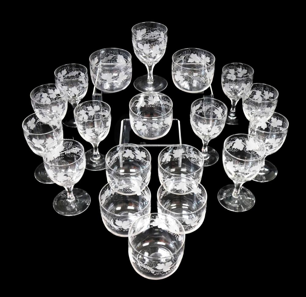 GLASS: BLOWN CUT CRYSTAL BOWLS