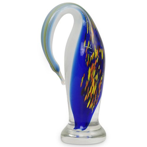 GLASS BLUEBIRD FIGURINEDESCRIPTION: