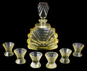 GLASS: BOHEMIAN ART DECO CANAR
