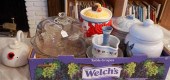GLASS CAKE STAND CERAMIC COOKI