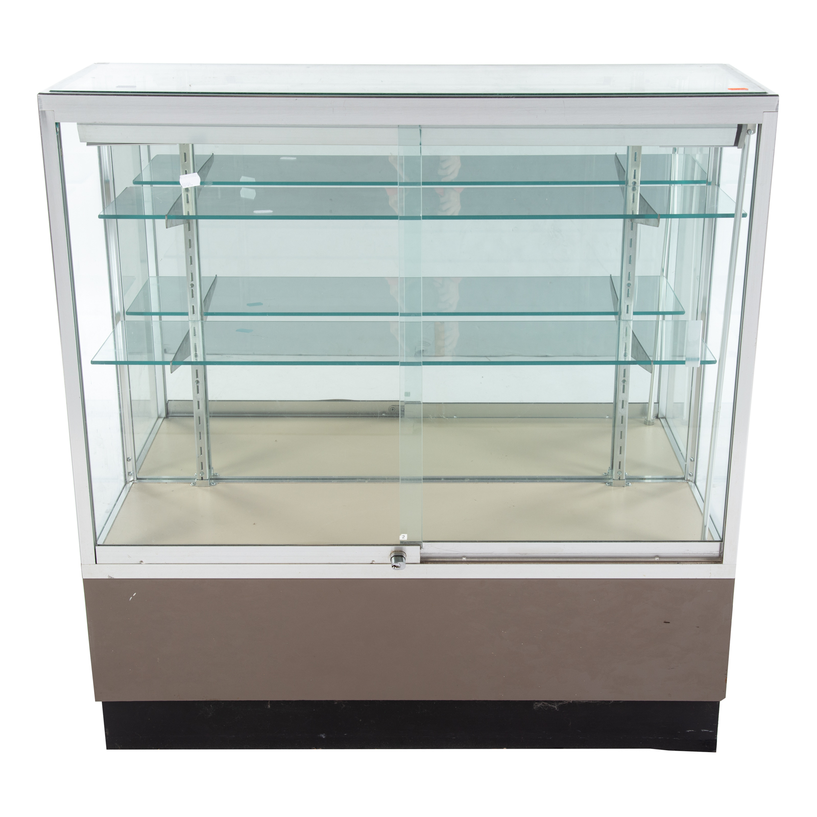 GLASS & CHROME RETAIL STORE DISPLAY