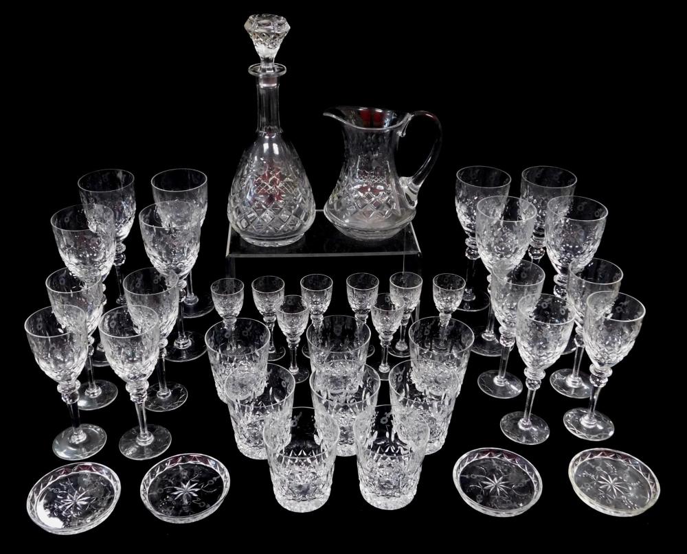 GLASS: CLEAR CUT AND ETCHED GLASS
