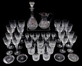 GLASS: CLEAR CUT AND ETCHED GL