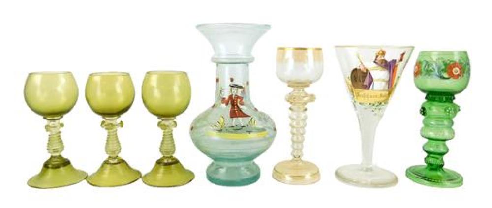 GLASS: CONTINENTAL, 20TH C.,