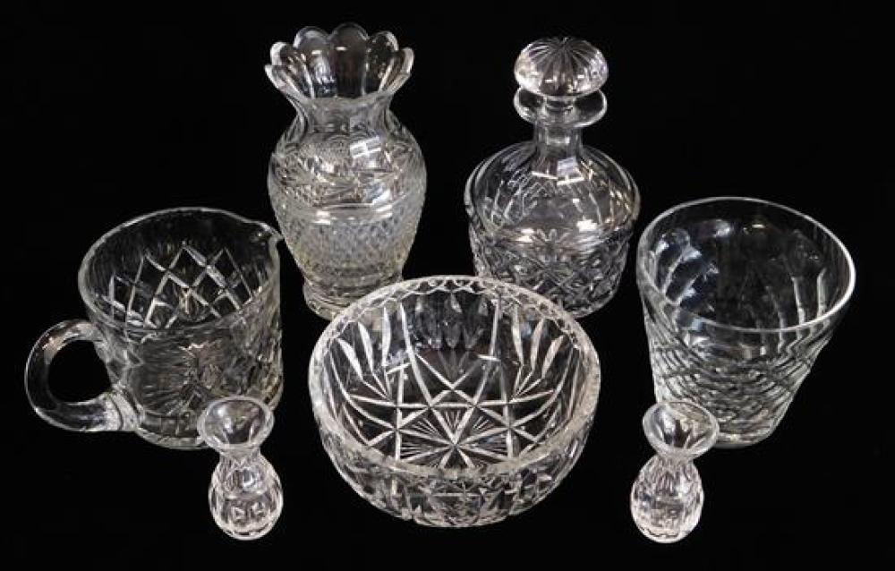 GLASS: CUT CRYSTAL INCLUDING