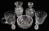 GLASS: CUT CRYSTAL INCLUDING W