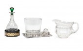 GLASS DECANTER, PITCHER AND IC