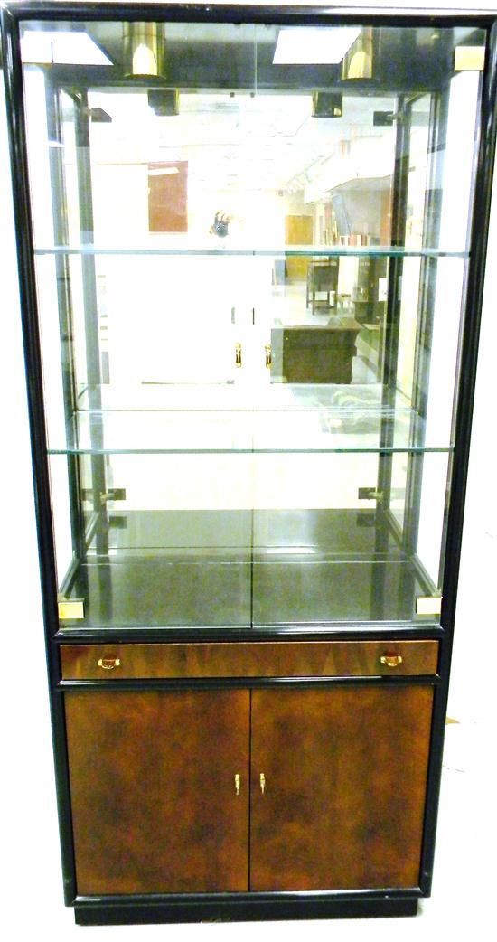 Glass display cabinet by