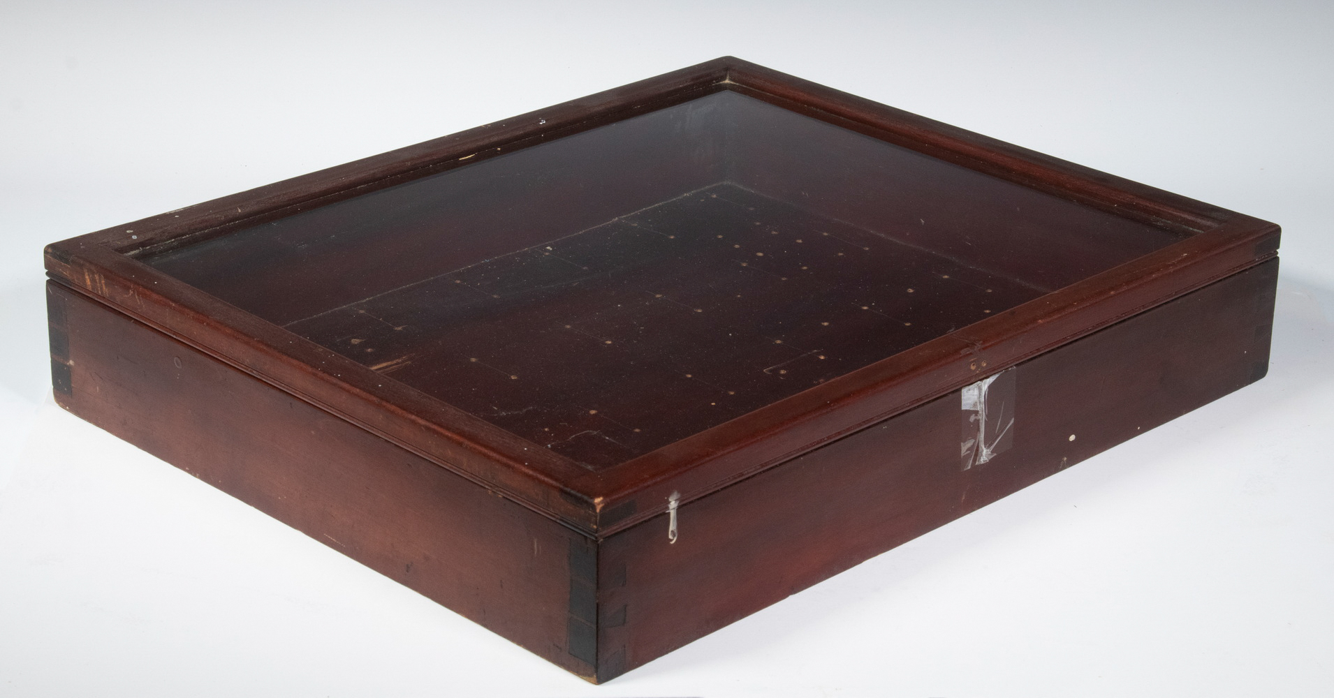 GLASS DISPLAY CASE Small Mahogany