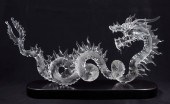 GLASS DRAGON SIGNED HOOPER: Gl